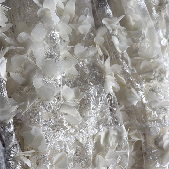 Helsi Audrey Square-Neck Floral Appliqué Sheer Midi Dress - Picture 10 of 12